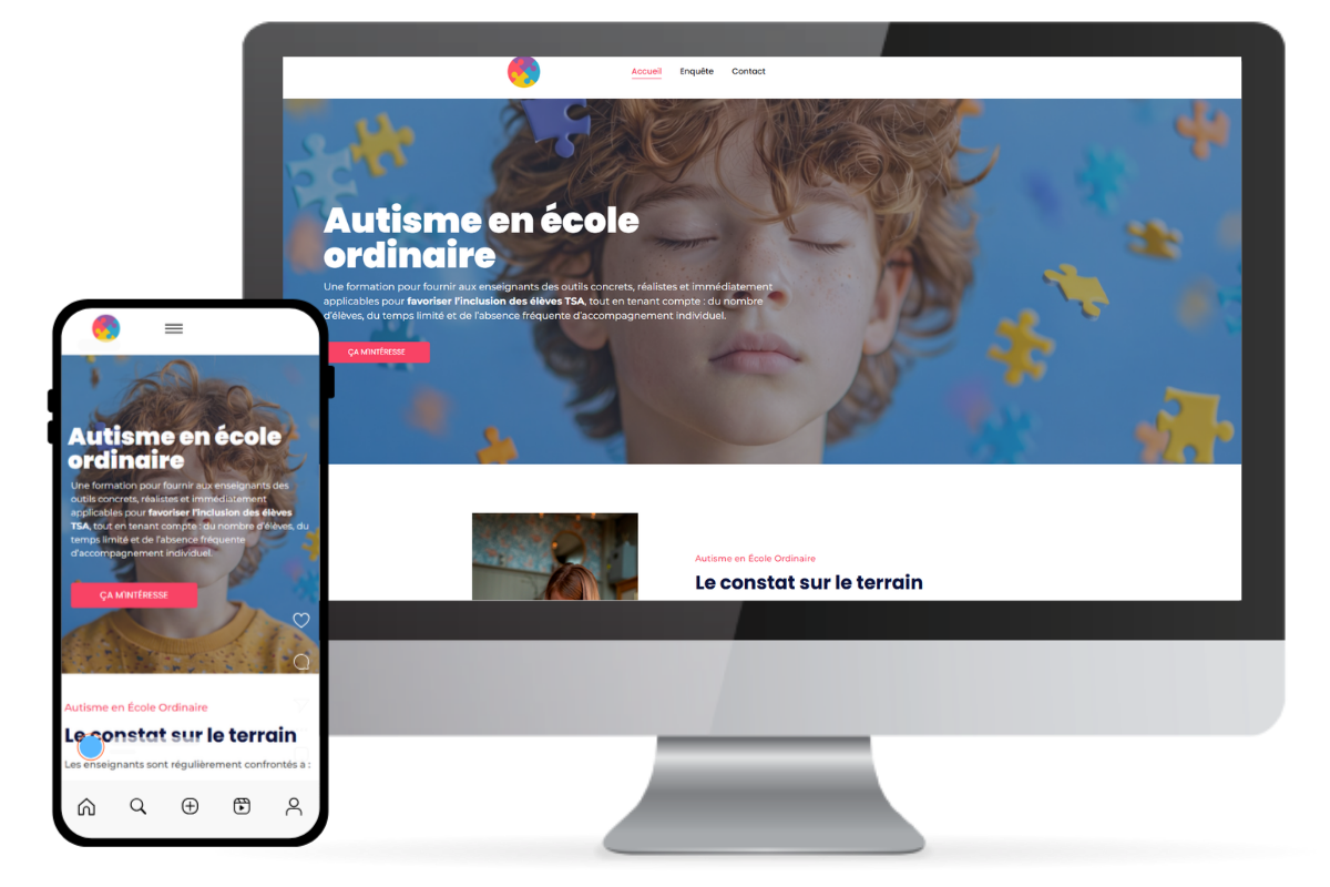 Site Autisme en Ecole Ordinaire